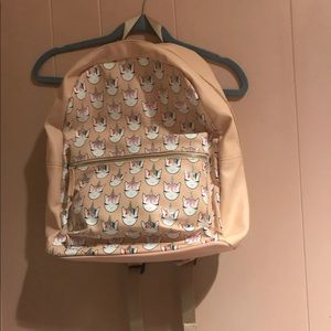 Full size backpack unicorn print